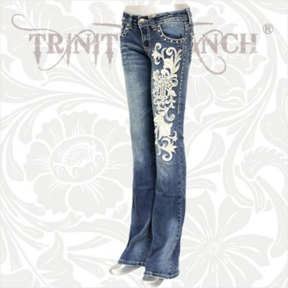 Trinity Ranch embellished jeans